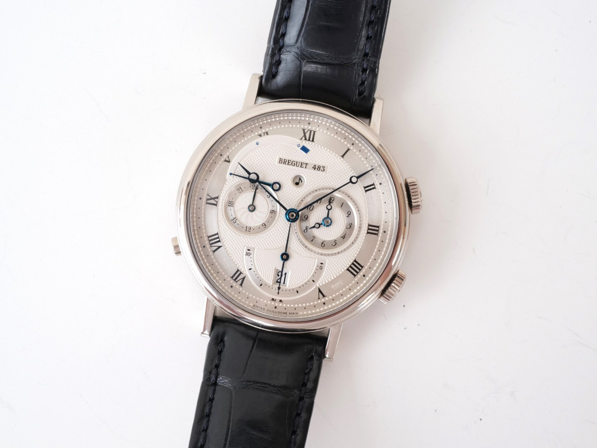 Швейцарские часы Breguet Classique GMT Alarm Le Reveil du Tsar 18K White Gold