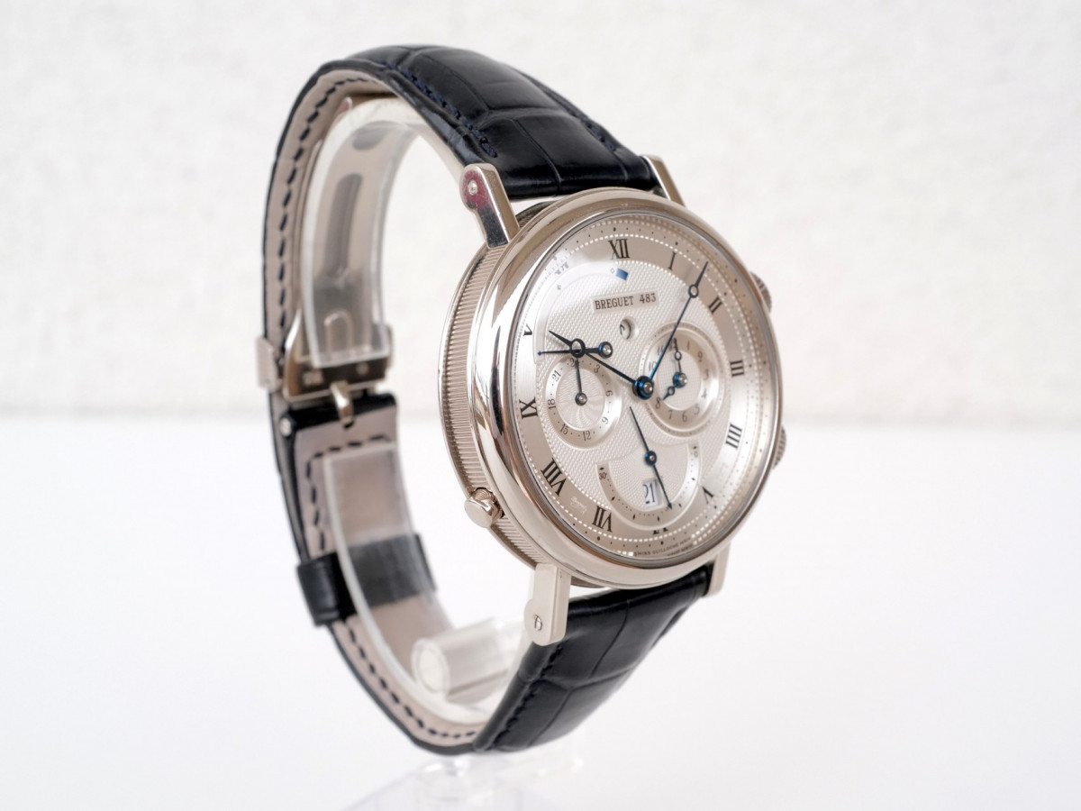 Швейцарские часы Breguet Classique GMT Alarm Le Reveil du Tsar 18K White Gold
