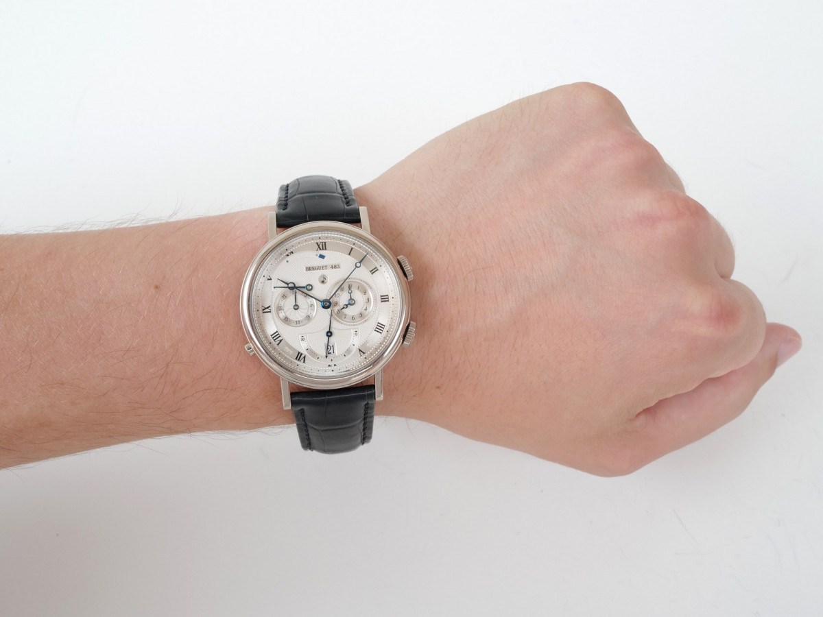 Швейцарские часы Breguet Classique GMT Alarm Le Reveil du Tsar 18K White Gold