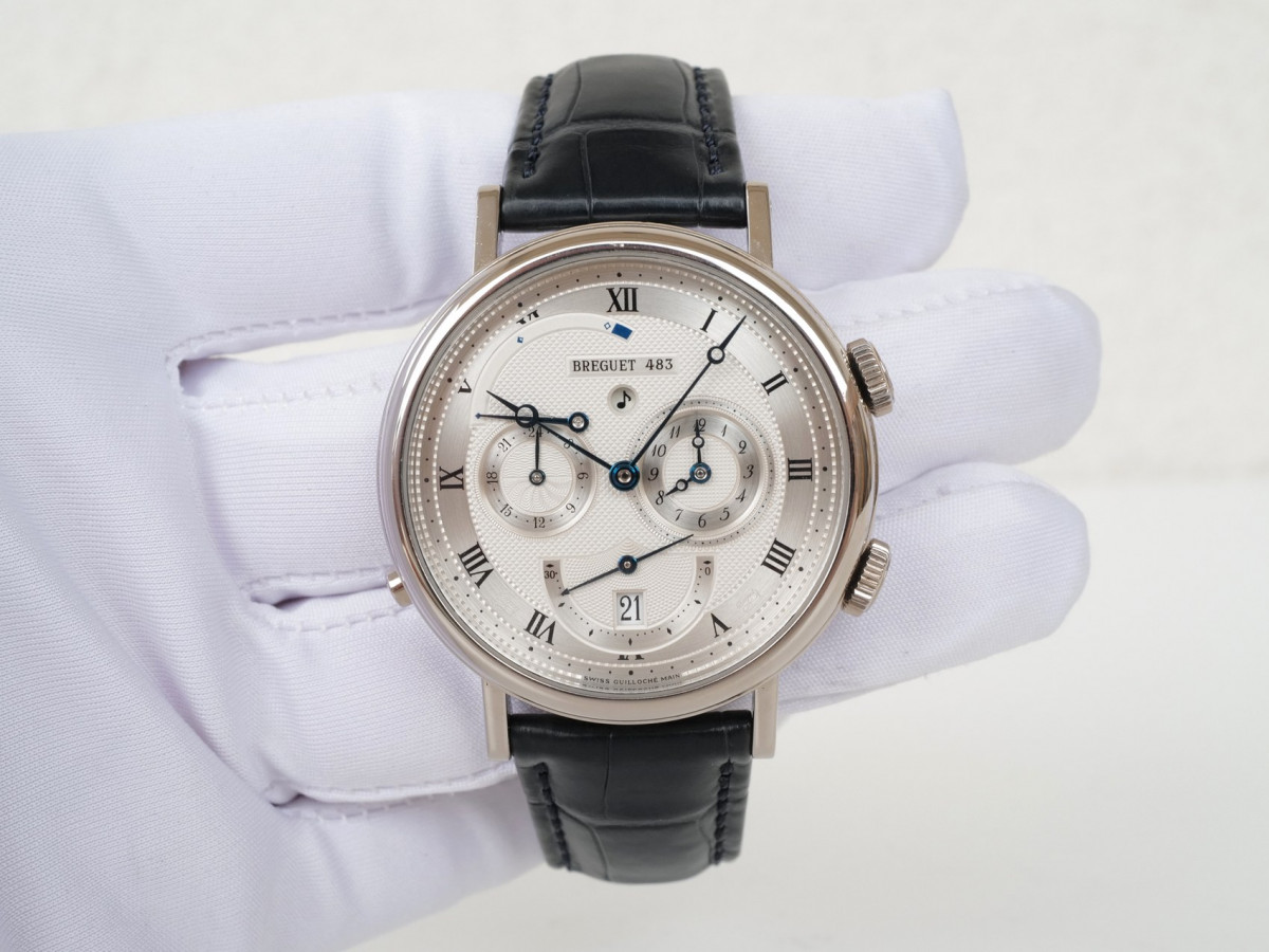 Швейцарские часы Breguet Classique GMT Alarm Le Reveil du Tsar 18K White Gold
