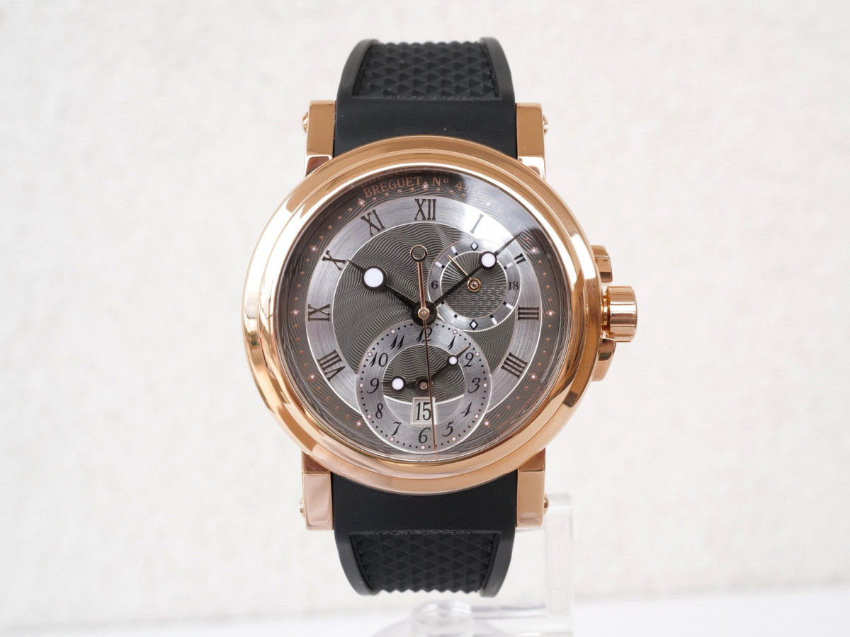 Швейцарський годинник Breguet Marine Dual Time GMT 18K Rose Gold