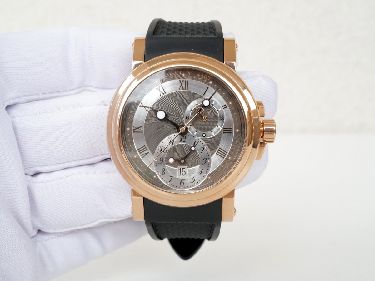 Швейцарський годинник Breguet Marine Dual Time GMT 18K Rose Gold