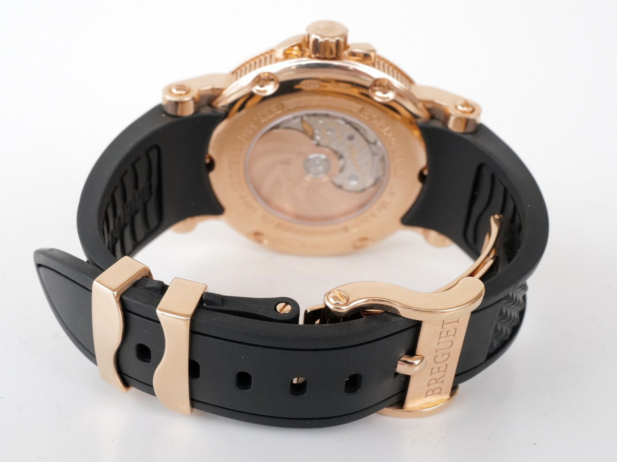 Швейцарський годинник Breguet Marine Dual Time GMT 18K Rose Gold