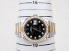 Швейцарський годинник Rolex Datejust 36mm Oyster Steel 18K Yellow Gold Black Diamond Dial