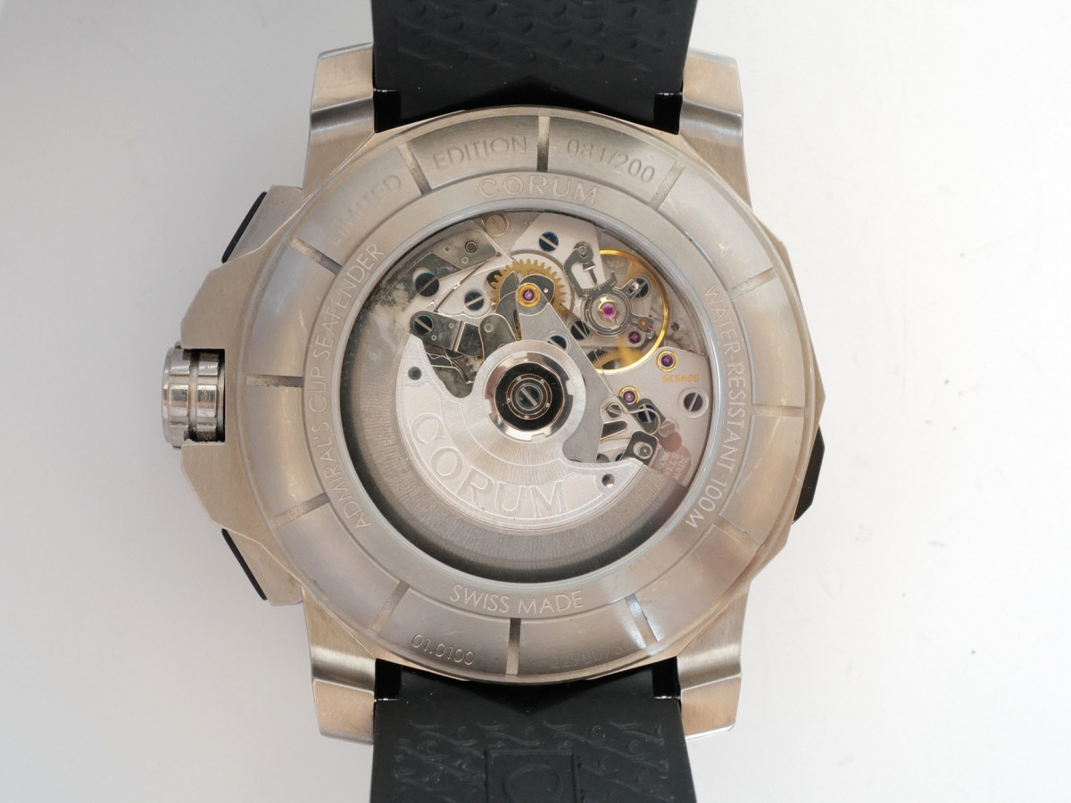 Швейцарские часы Corum Admirals Cup Seafender Titanium Split Second Chronograph