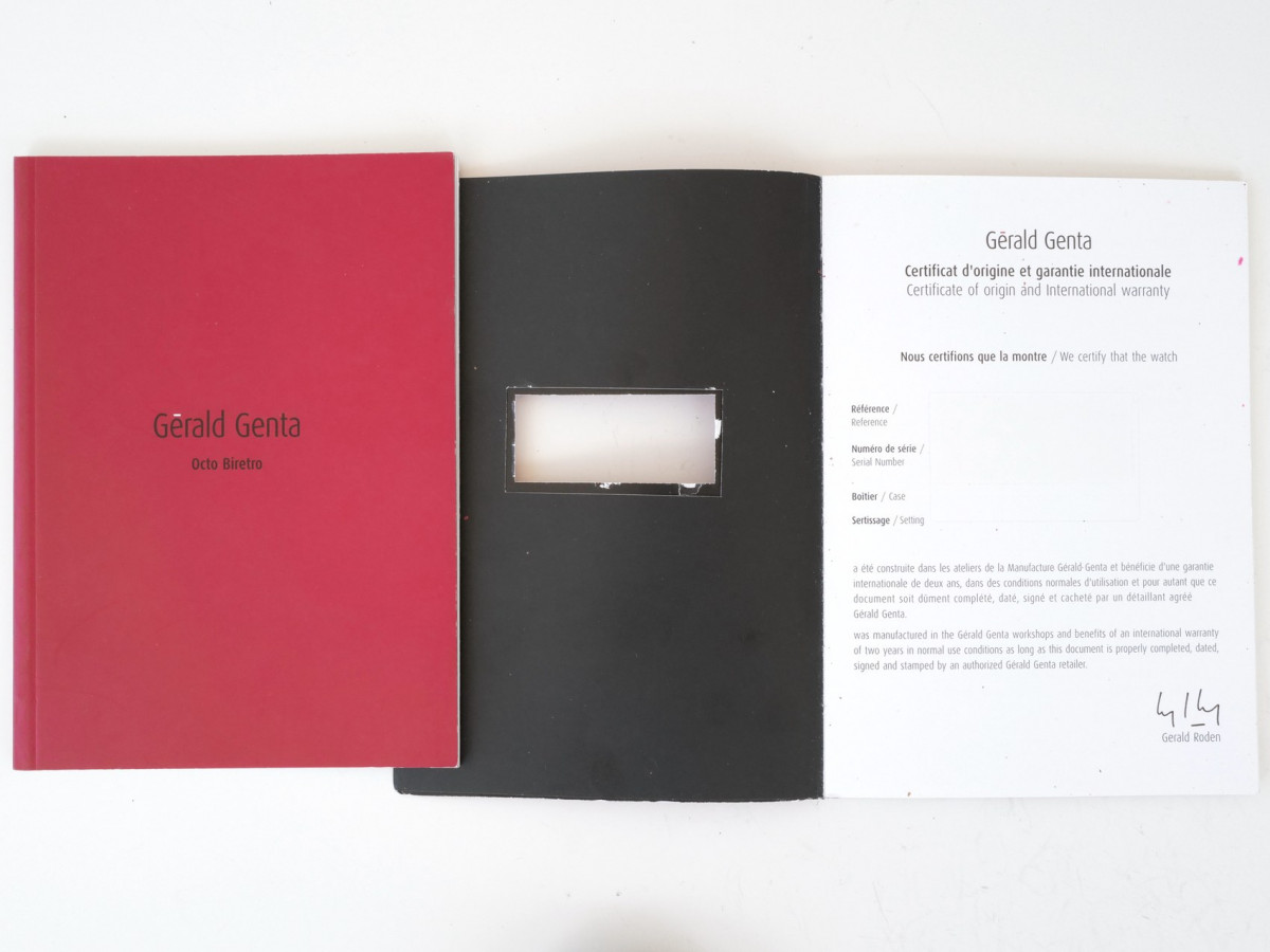 Швейцарський годинник Gerald Genta Octo Biretro Jumping Hour 18K Rose Gold