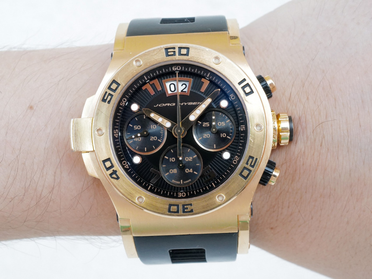 Швейцарський годинник Jorg Hysek Abyss Explorer Discoverer 18K Yellow Gold Limited Edition 44 mm