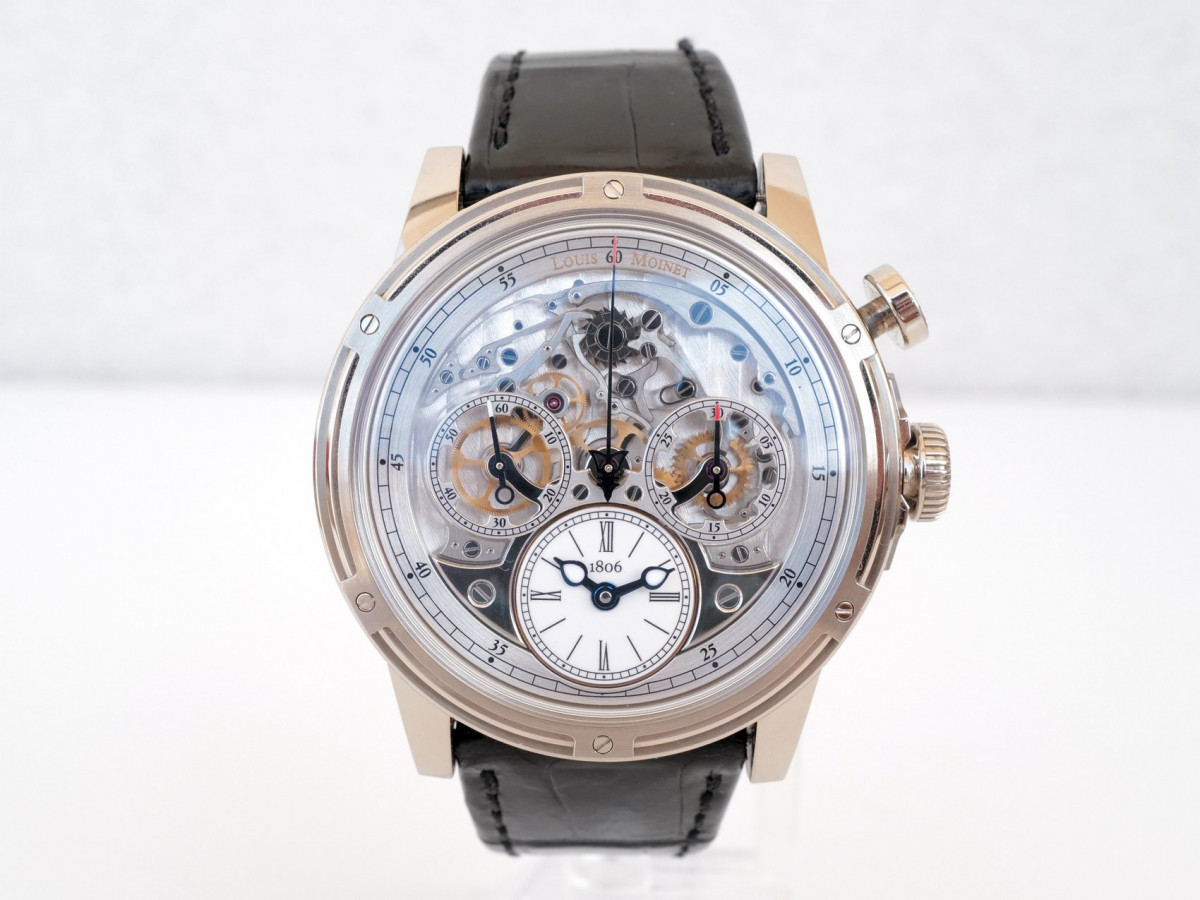 Швейцарские часы Louis Moinet Memoris 18k White Gold Limited Edition 46 mm