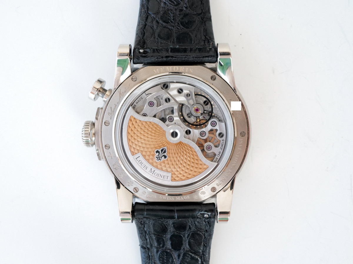 Швейцарские часы Louis Moinet Memoris 18k White Gold Limited Edition 46 mm
