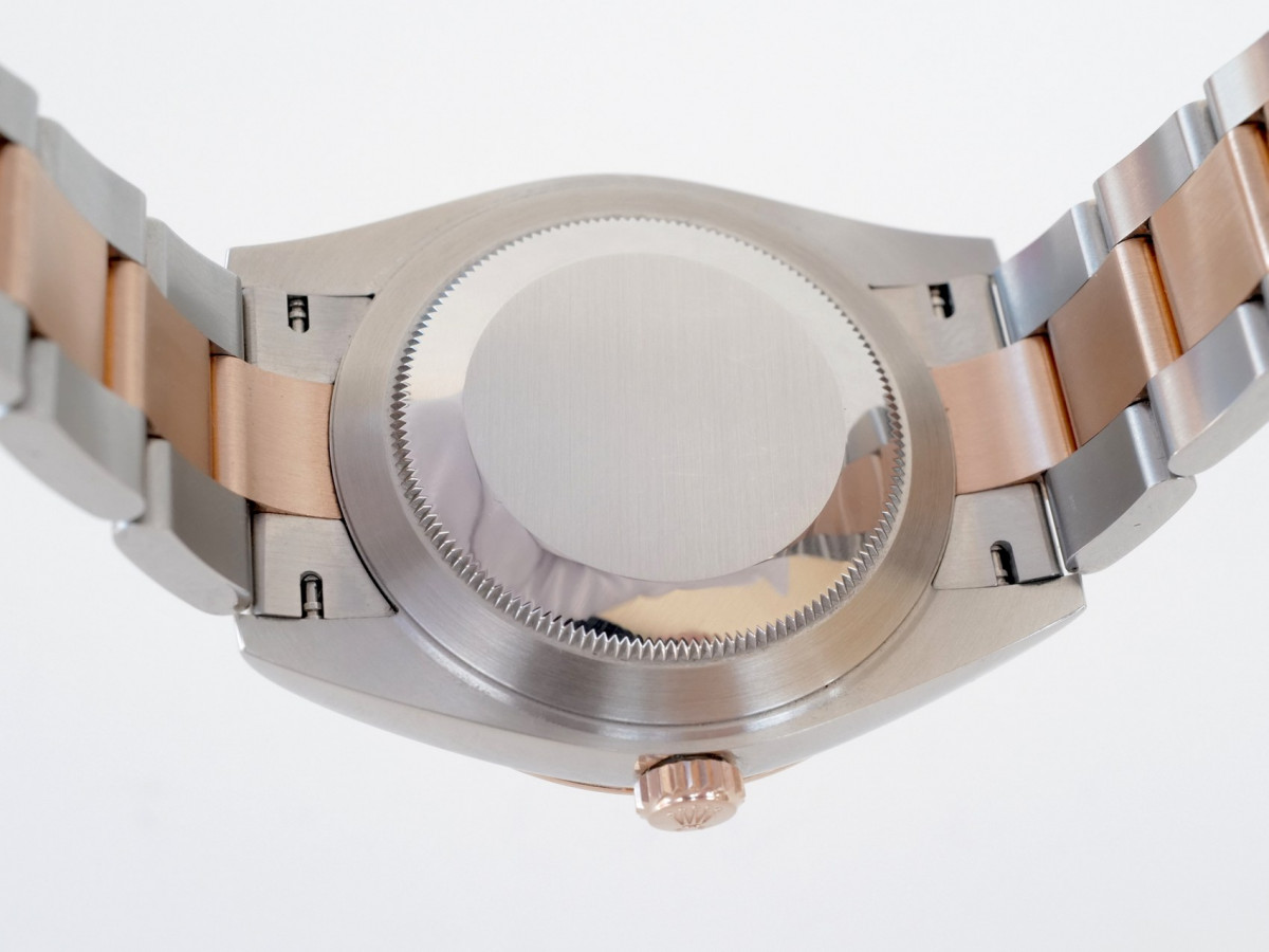 Швейцарський годинник Rolex Datejust 41 Oyster Steel 18K Rose Gold Chocolate Dial