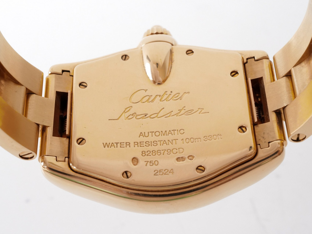 Швейцарские часы Cartier Roadster Tonneau Large 18K Yellow Gold Automatic
