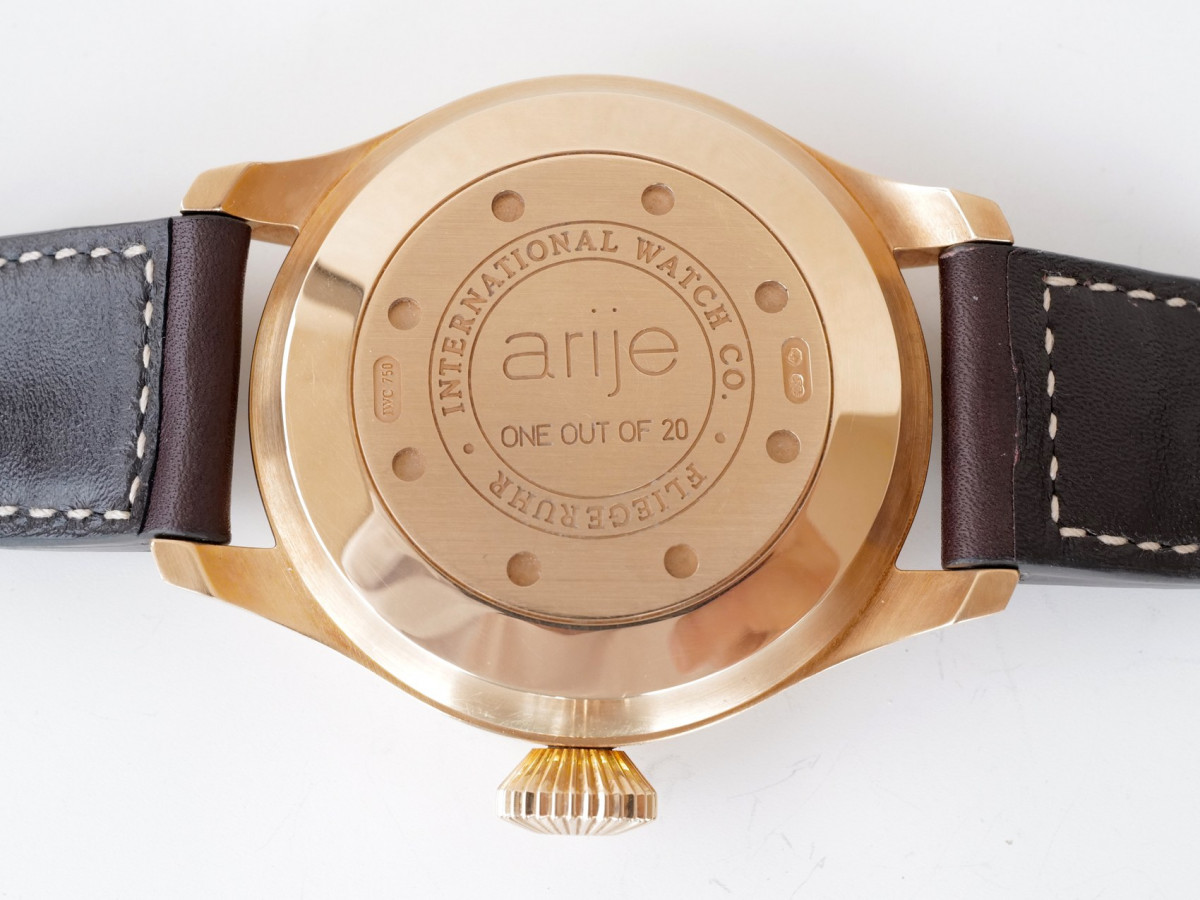 Швейцарские часы IWC Big Pilot Arije 7 Days 18K Rose Gold Limited Edition of 20