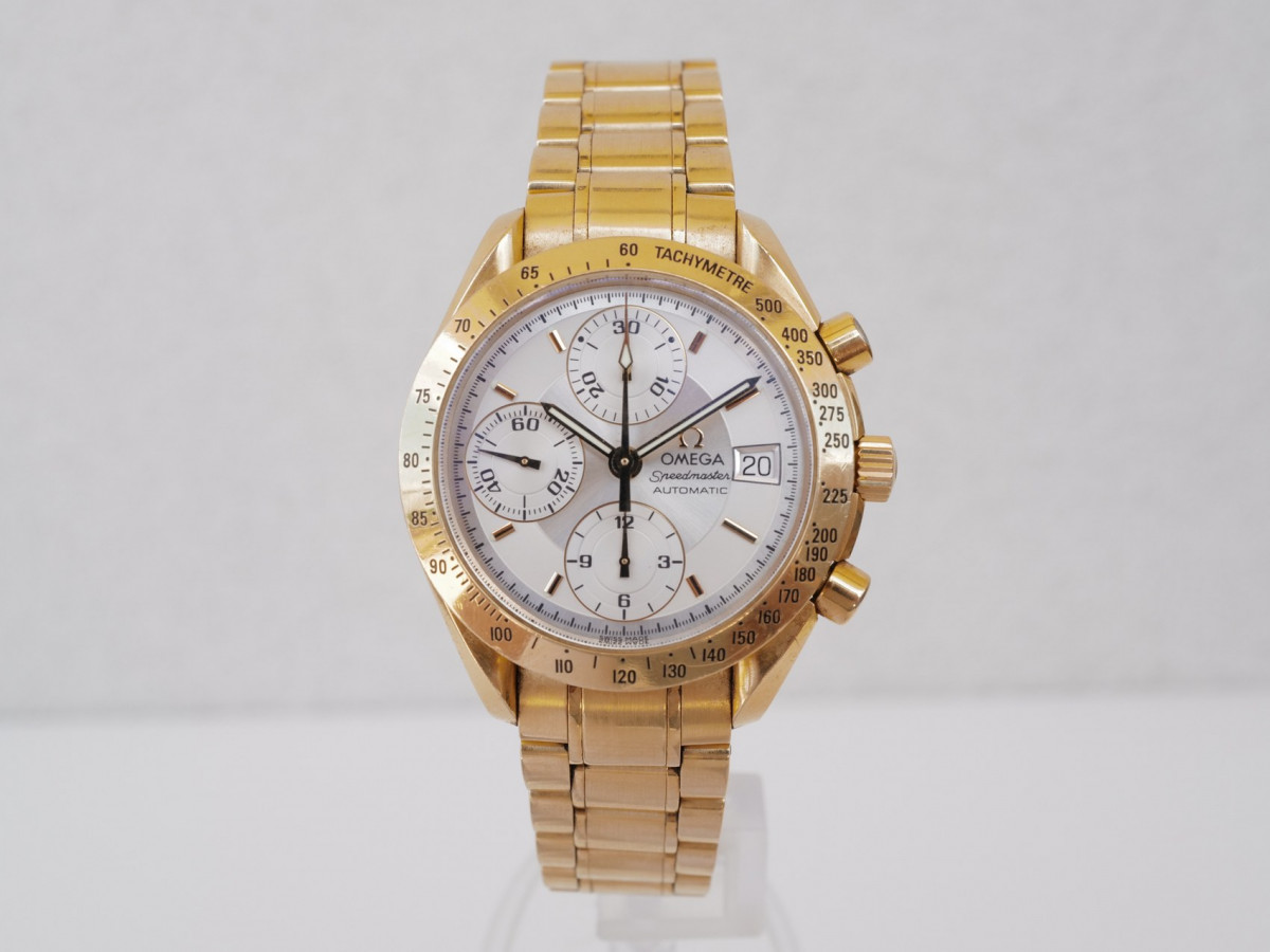Швейцарские часы Omega Speedmaster Date 18K Yellow Gold Automatic Chronograph