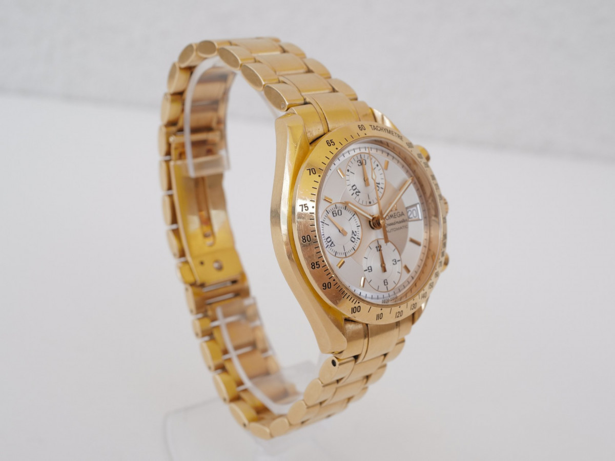 Швейцарские часы Omega Speedmaster Date 18K Yellow Gold Automatic Chronograph