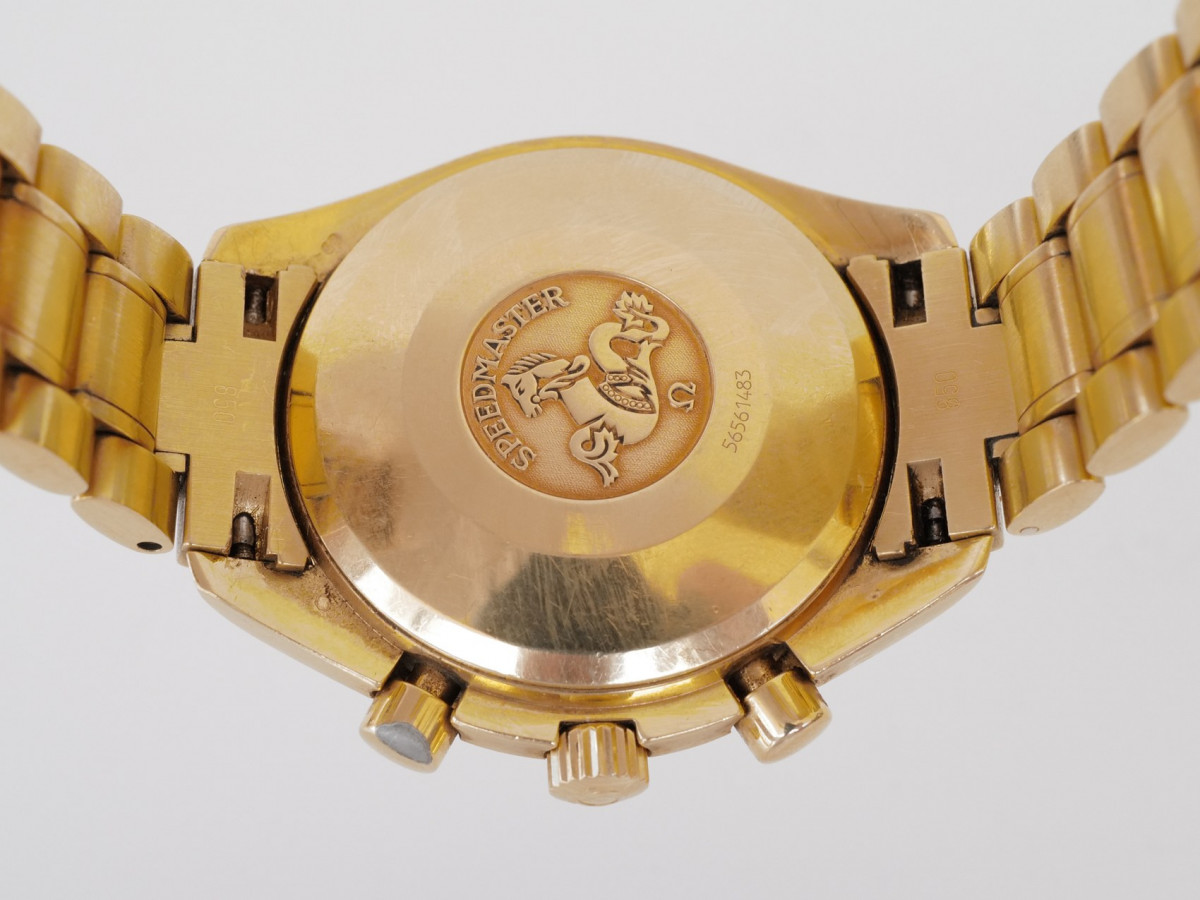 Швейцарские часы Omega Speedmaster Date 18K Yellow Gold Automatic Chronograph