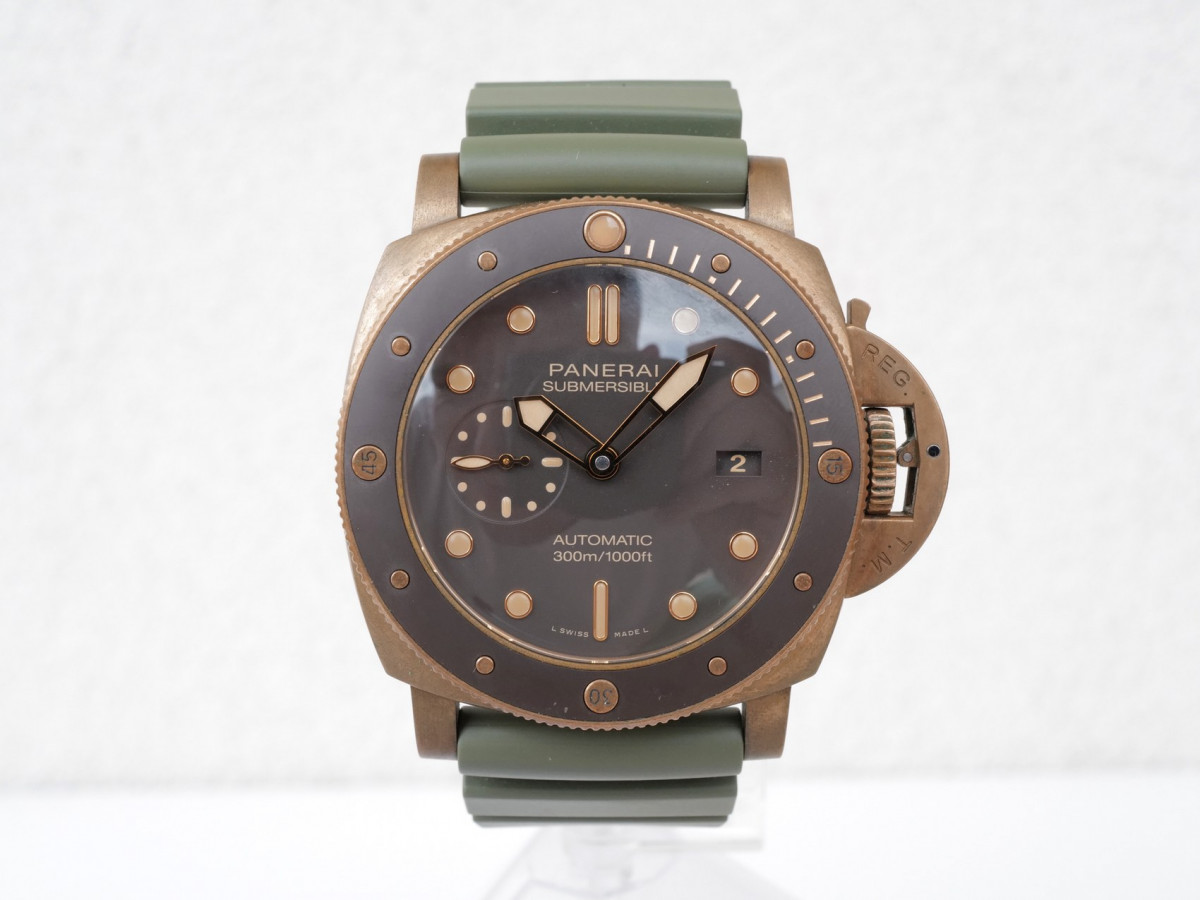 Швейцарские часы Panerai Luminor Submersible 3 Days Bronzo Ceramic Bezel Automatic