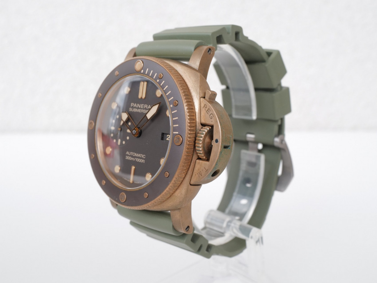 Швейцарские часы Panerai Luminor Submersible 3 Days Bronzo Ceramic Bezel Automatic