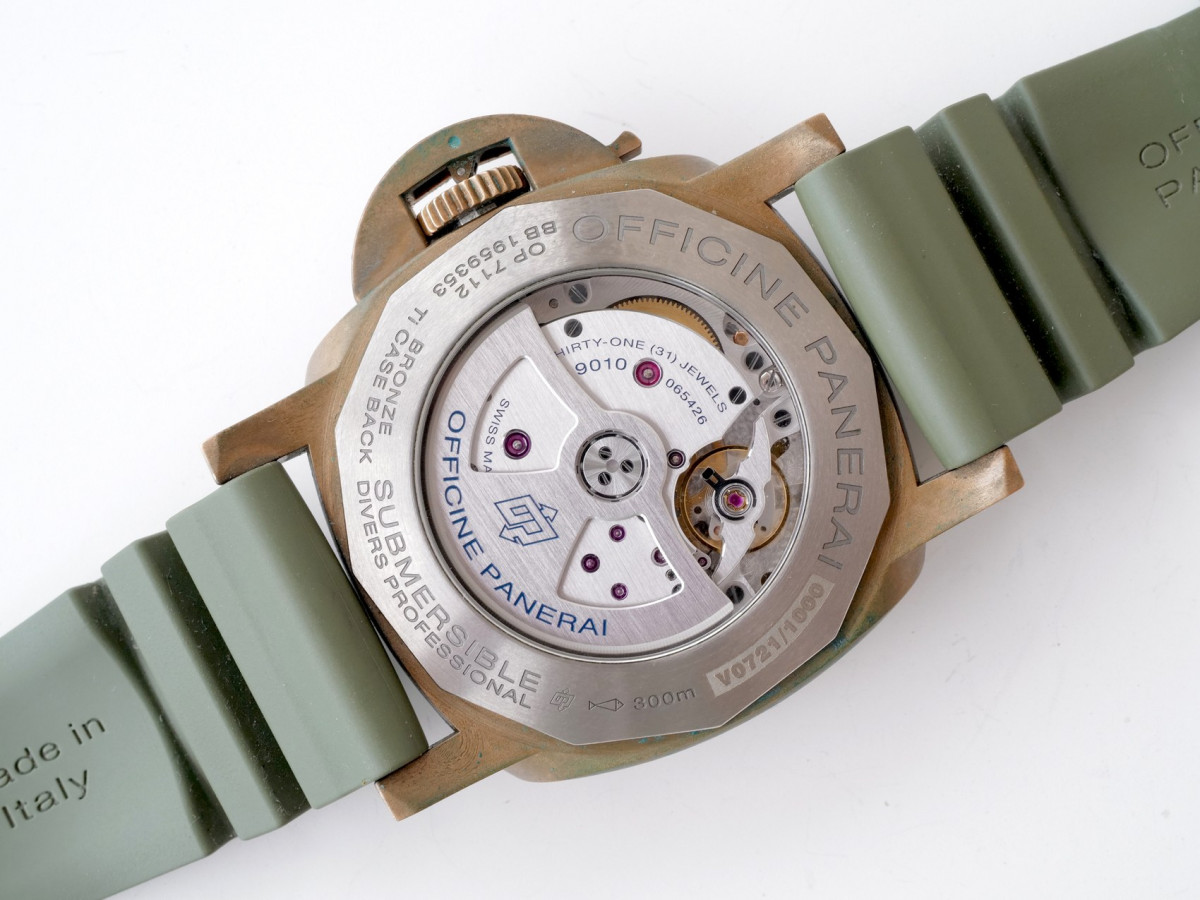 Швейцарские часы Panerai Luminor Submersible 3 Days Bronzo Ceramic Bezel Automatic