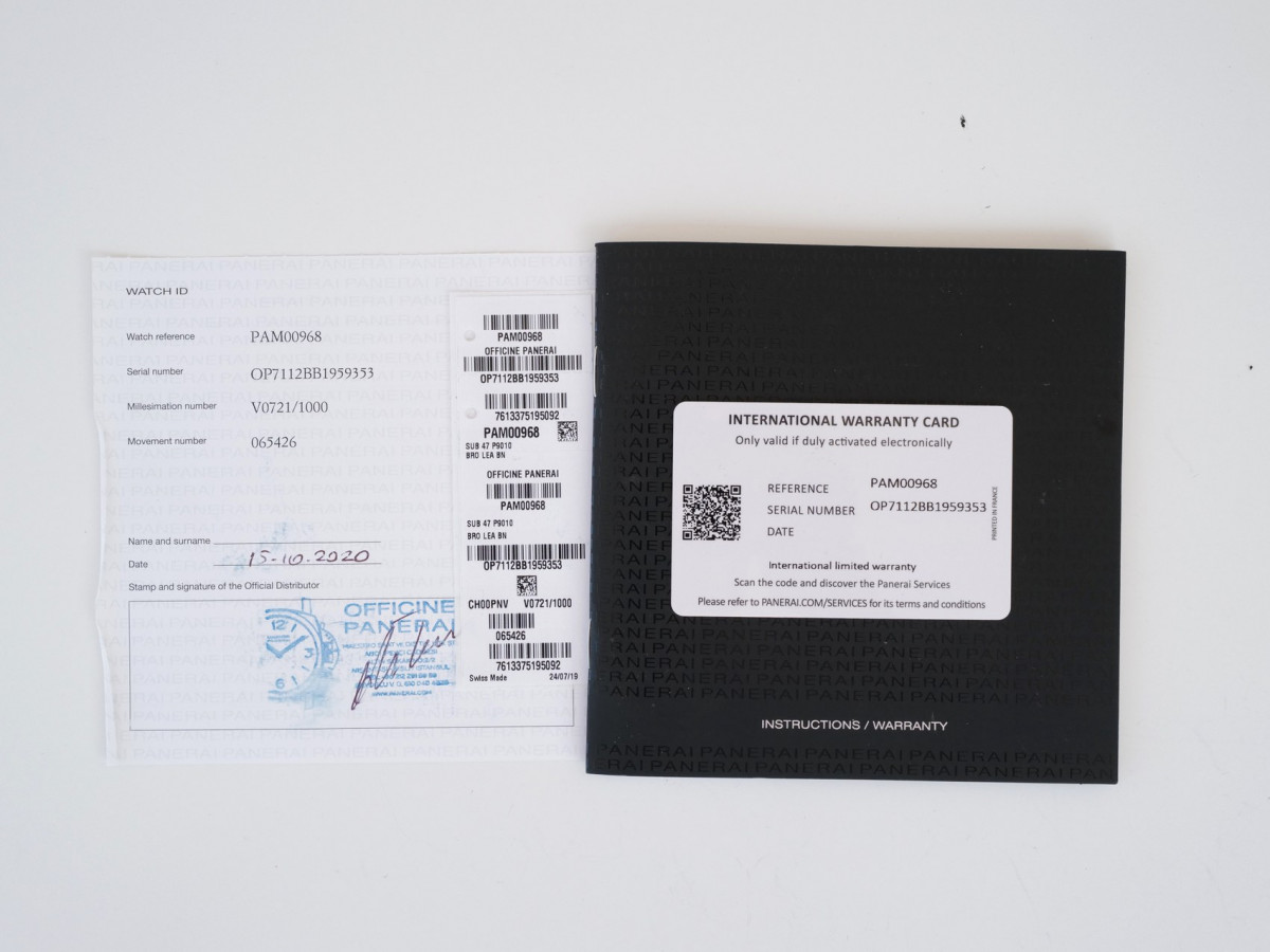 Швейцарские часы Panerai Luminor Submersible 3 Days Bronzo Ceramic Bezel Automatic