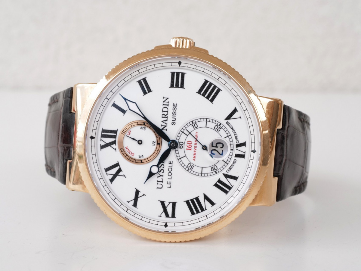 Швейцарские часы Ulysse Nardin Marine Chronometer Anniversary 18K Rose Gold Limited Edition 160