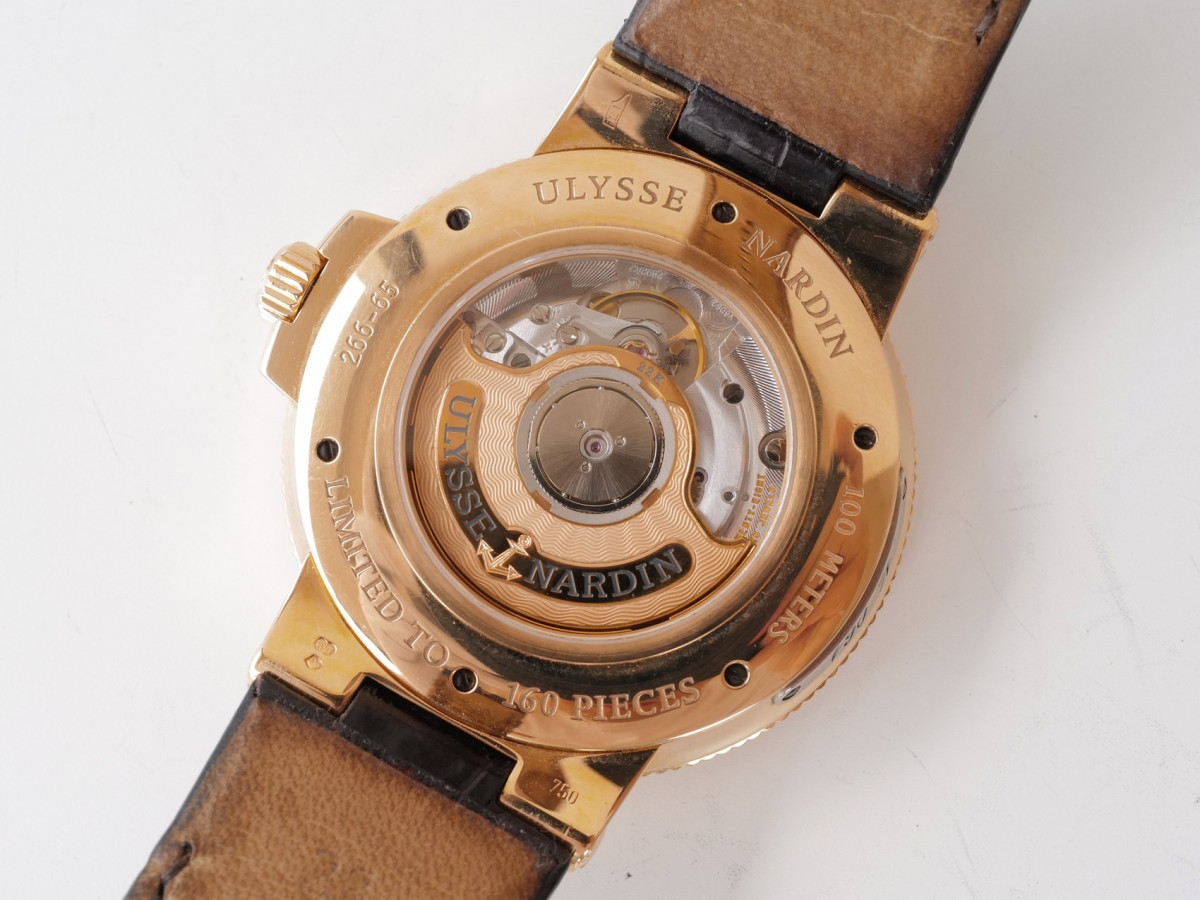 Швейцарские часы Ulysse Nardin Marine Chronometer Anniversary 18K Rose Gold Limited Edition 160