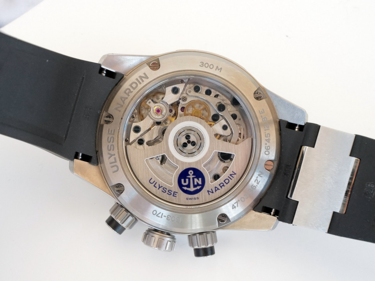 Швейцарские часы Ulysse Nardin Diver Titanium Chronograph 44 mm