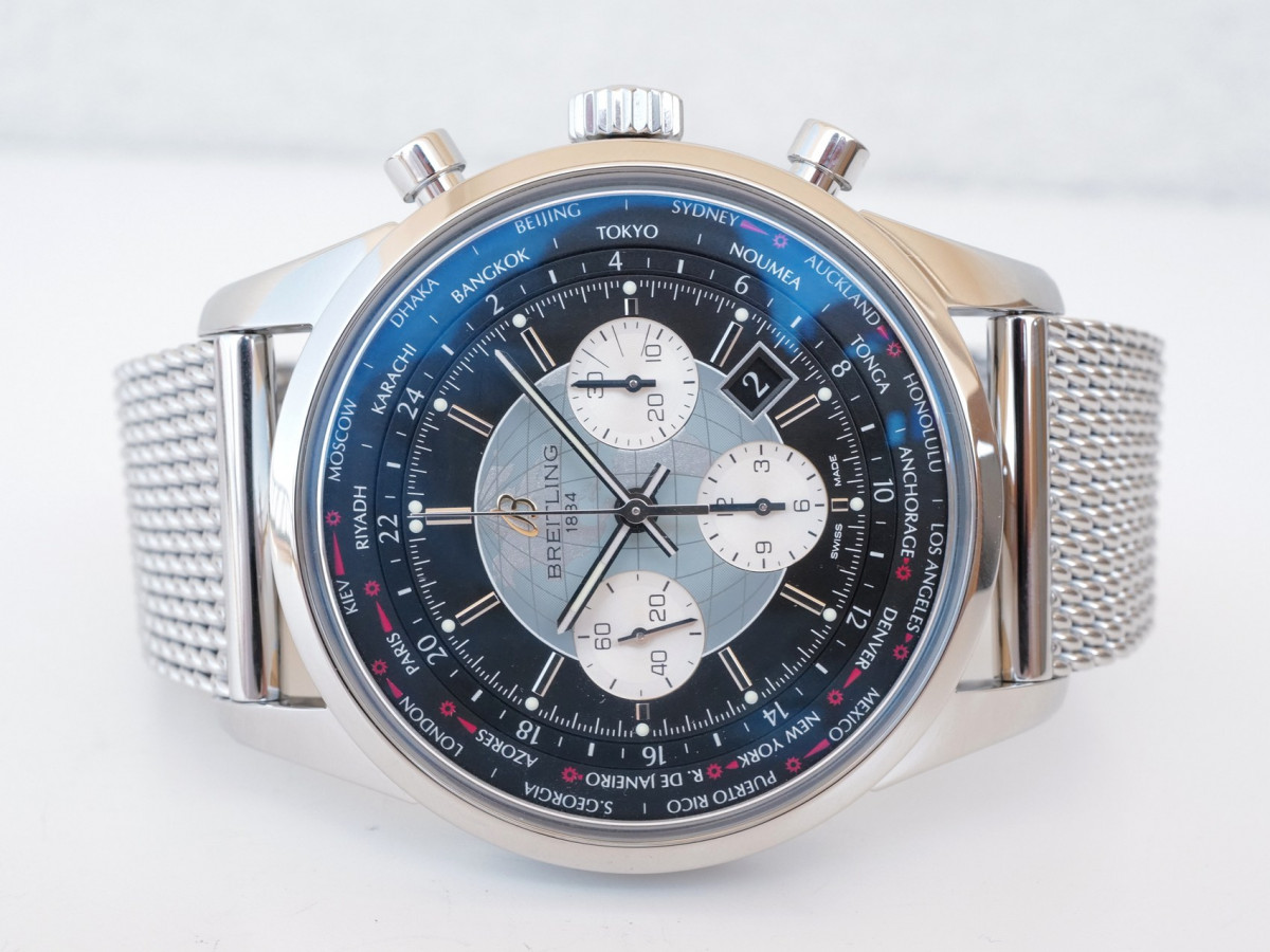Швейцарський годинник Breitling Transocean Chronograph Unitime World Time