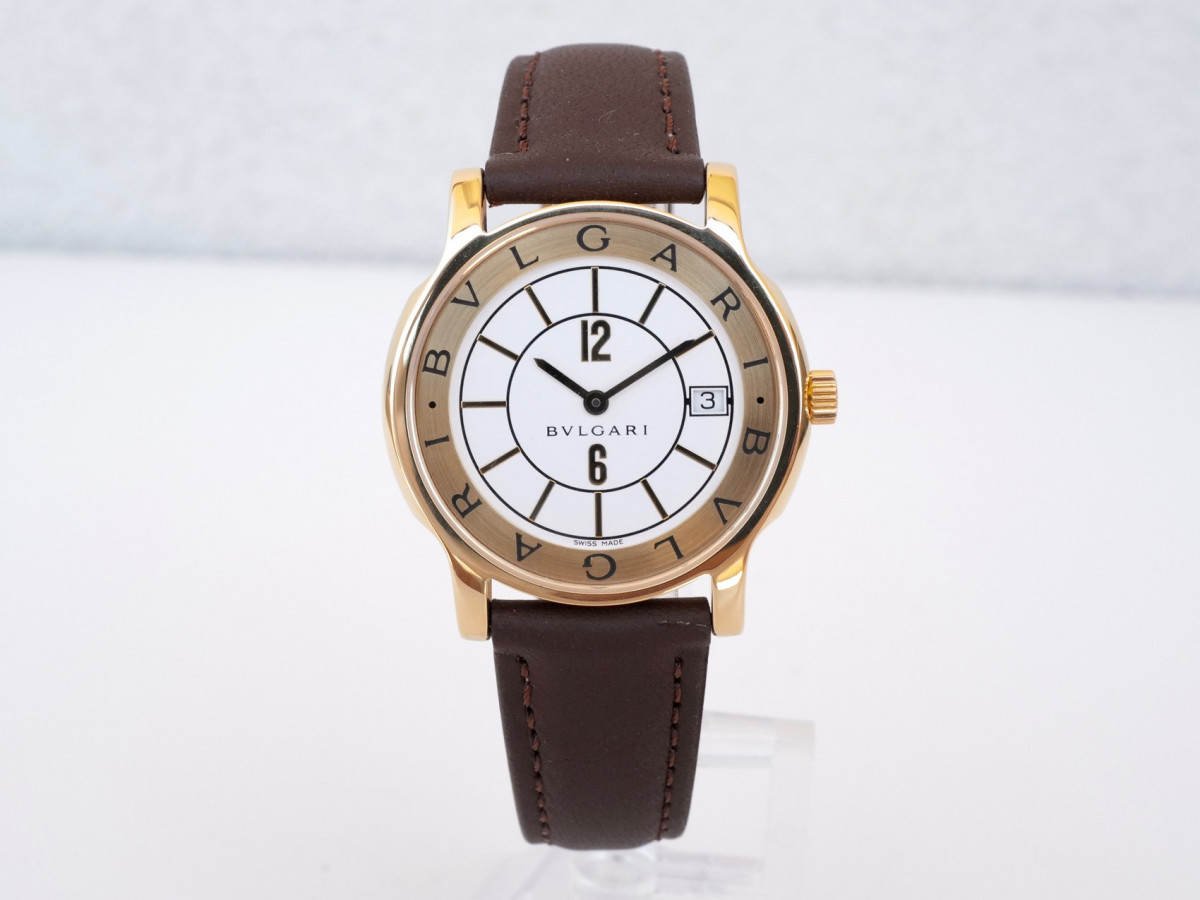 Швейцарський годинник Bulgari Solotempo 18K Yellow Gold Quartz