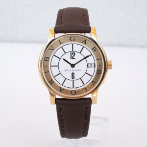 Швейцарський годинник Bulgari Solotempo 18K Yellow Gold Quartz