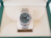 Швейцарський годинник Rolex Datejust 36mm Oyster Steel Mint Green Dial