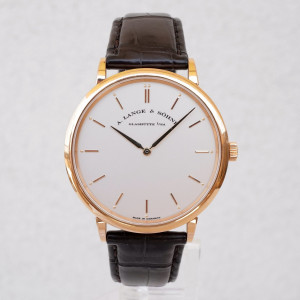 Швейцарський годинник A. Lange & Söhne Saxonia Thin Manual Wind 18K Rose Gold