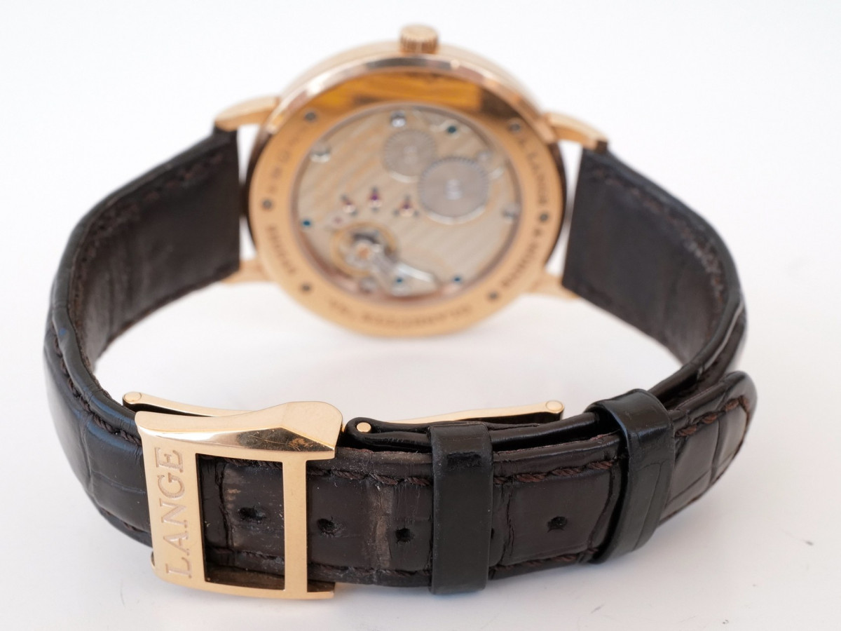 Швейцарський годинник A. Lange & Söhne Saxonia Thin Manual Wind 18K Rose Gold