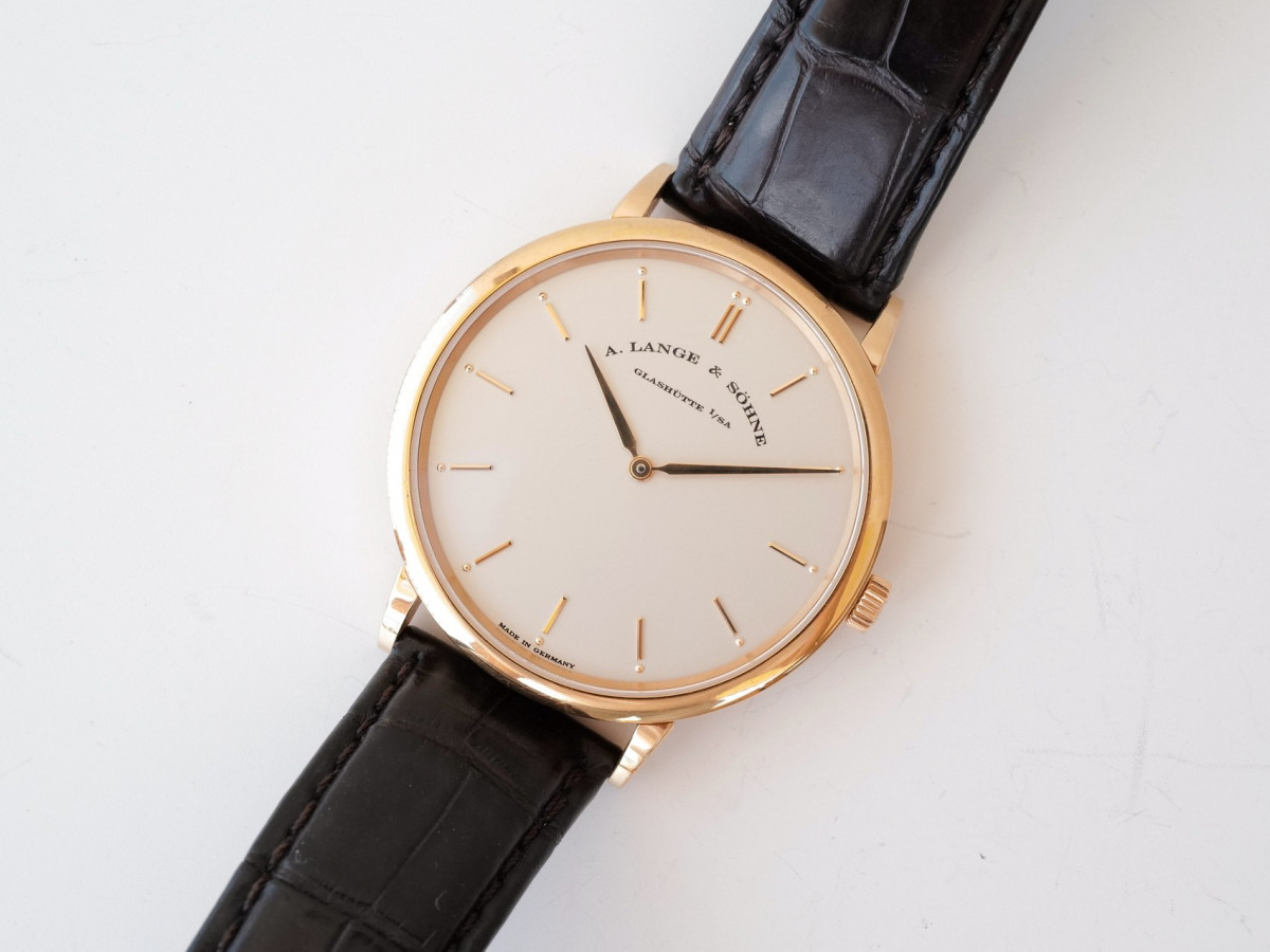 Швейцарський годинник A. Lange & Söhne Saxonia Thin Manual Wind 18K Rose Gold