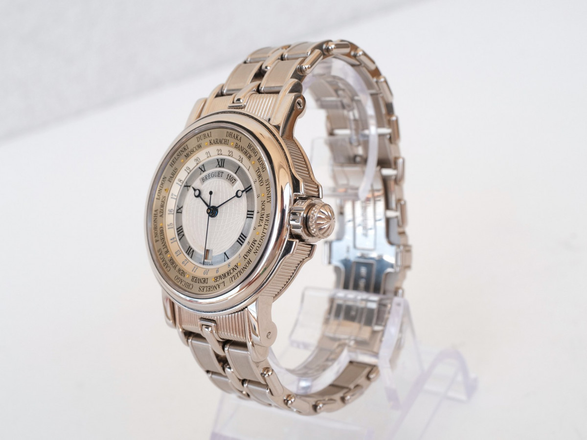 Swiss watch Breguet Marine Hora Mundi 24 Time Zones 18K White Gold
