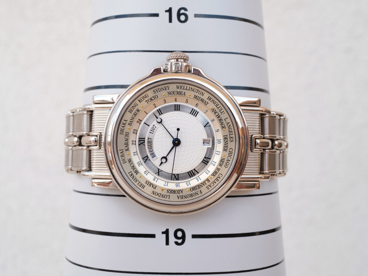 Swiss watch Breguet Marine Hora Mundi 24 Time Zones 18K White Gold