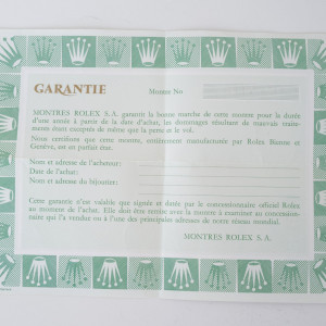 Швейцарський годинник Rolex оригінальний гарантійний бланк документи для Daytona Paul Newman