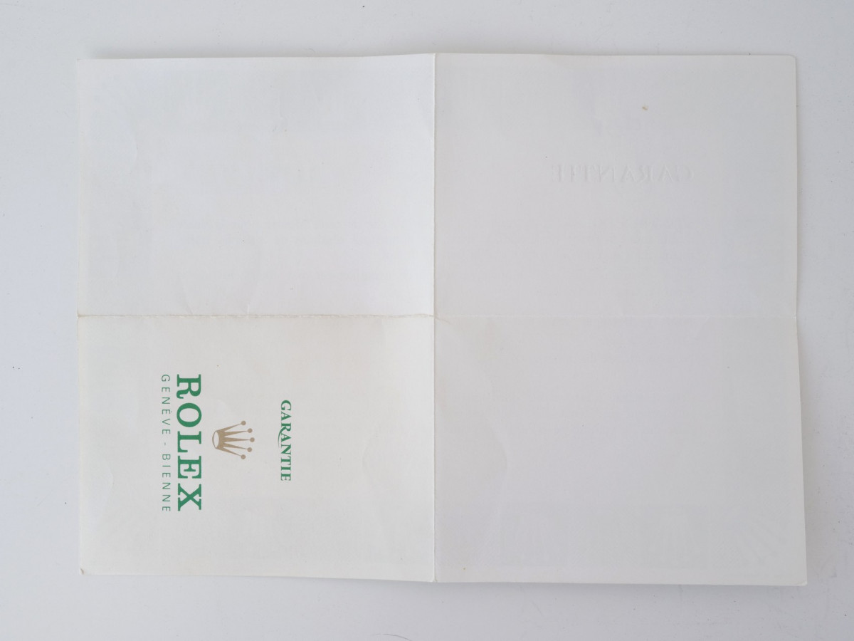 Швейцарський годинник Rolex оригінальний гарантійний бланк документи для Daytona Paul Newman