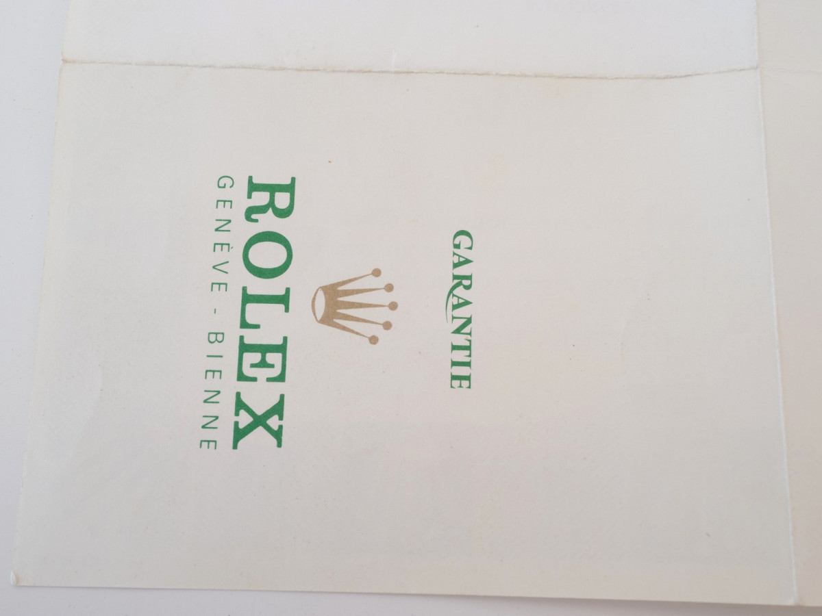 Швейцарський годинник Rolex оригінальний гарантійний бланк документи для Daytona Paul Newman