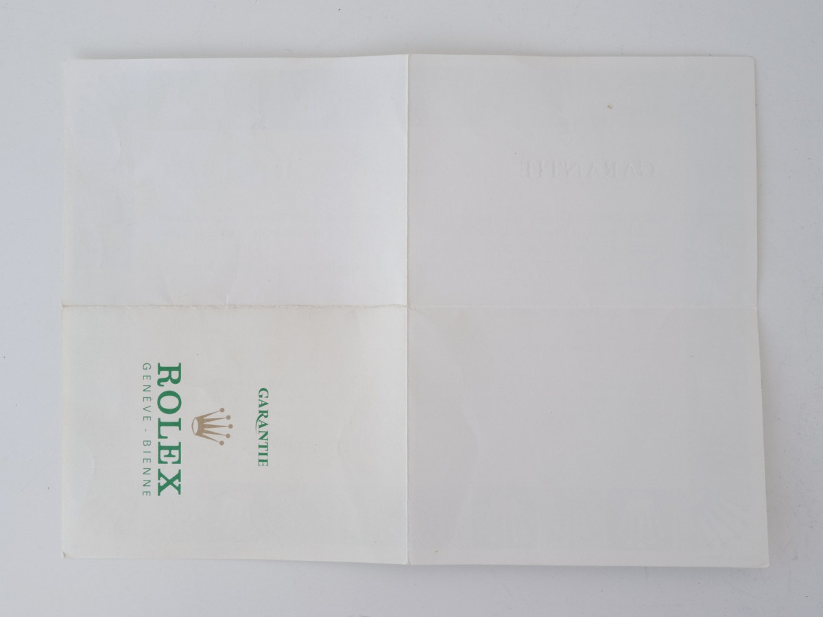 Швейцарський годинник Rolex оригінальний гарантійний бланк документи для Daytona Paul Newman