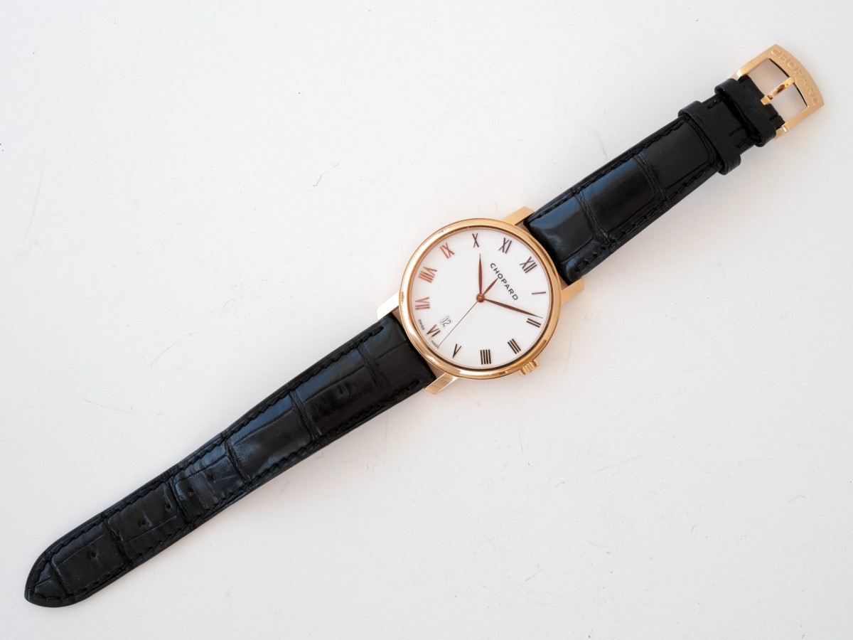 Швейцарские часы Chopard Classic Automatic White Dial 18k Rose Gold 40mm