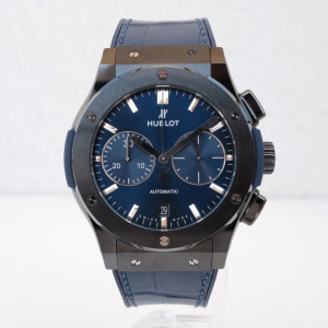 Швейцарские часы Hublot Classic Fusion Chronograph Ceramic Blue 45mm