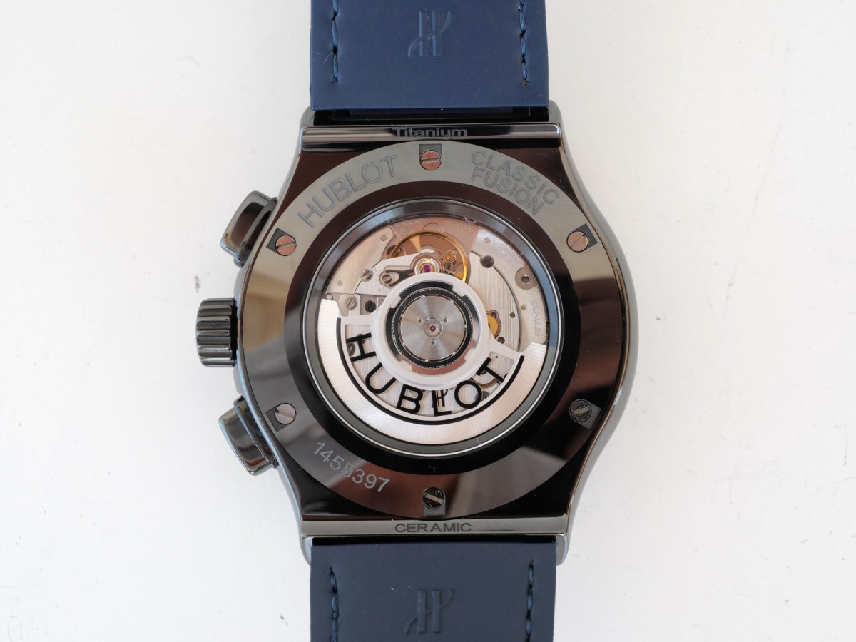 Швейцарские часы Hublot Classic Fusion Chronograph Ceramic Blue 45mm