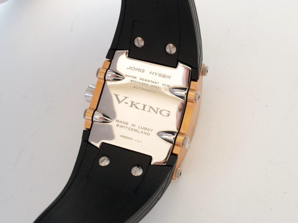 Швейцарський годинник Jorg Hysek V-King Annual Calendar 18k Rose Gold Steel