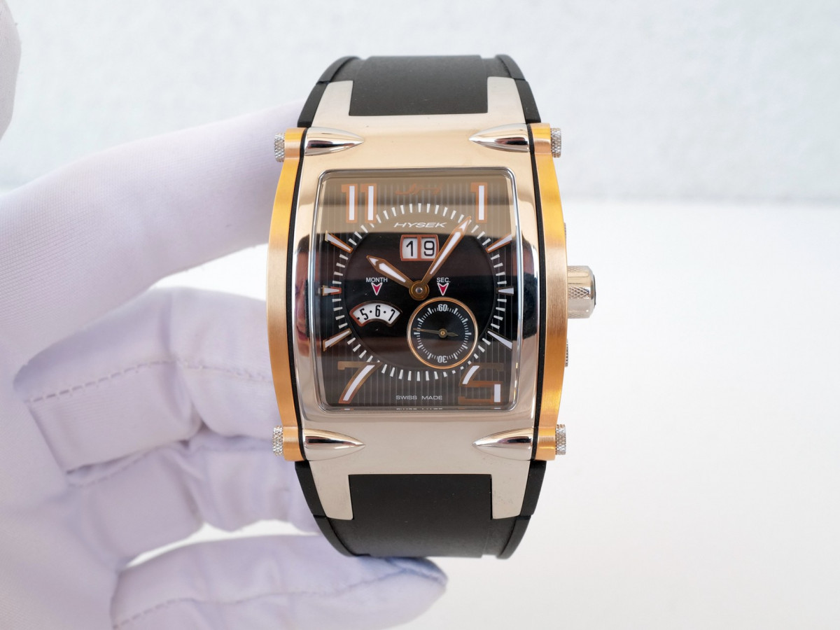 Швейцарський годинник Jorg Hysek V-King Annual Calendar 18k Rose Gold Steel