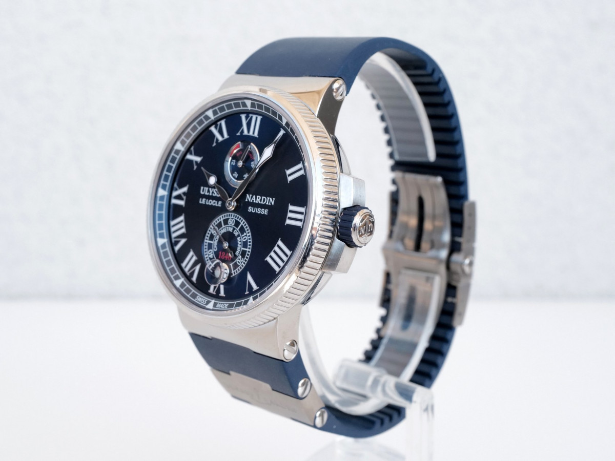 Швейцарские часы Ulysse Nardin Marine Chronometer Manufacture Blue Dial Rubber