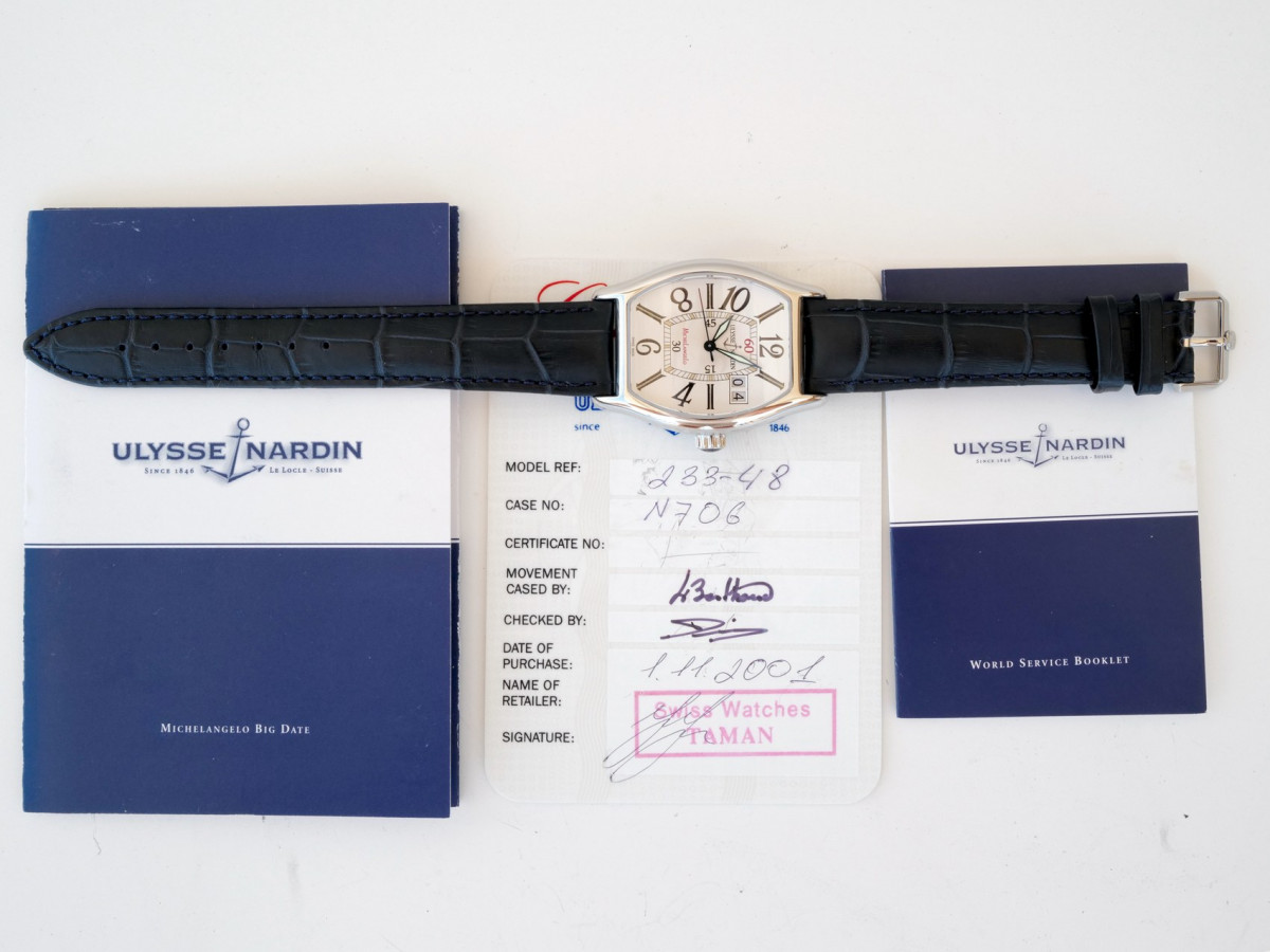 Швейцарские часы Ulysse Nardin Michelangelo Big Date
