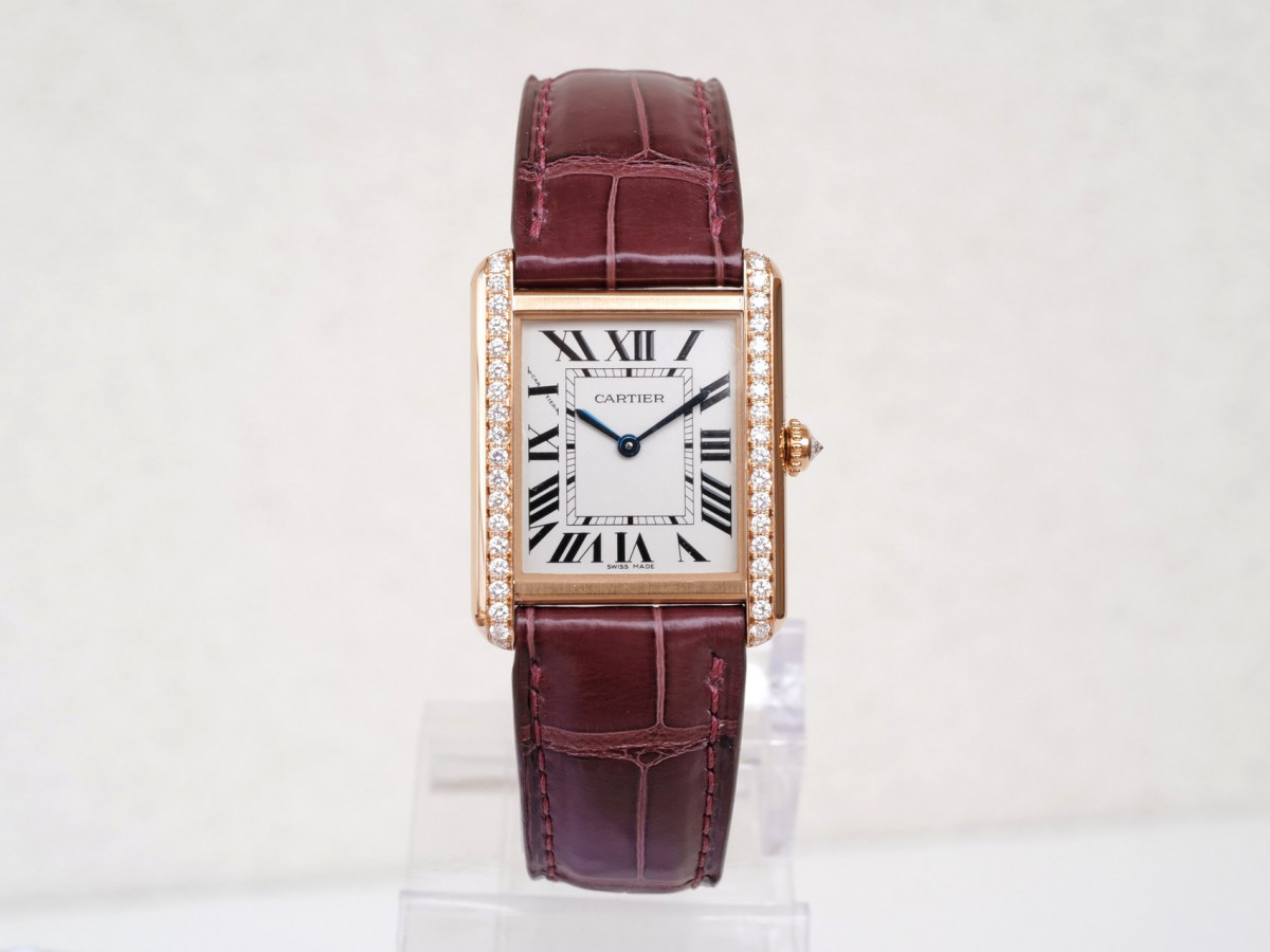 Швейцарские часы Cartier Tank Solo 18K Rose Gold Quartz 