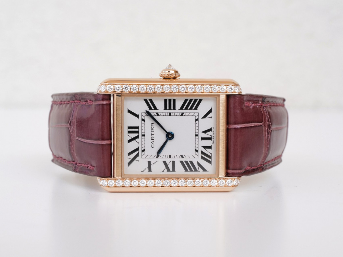 Швейцарские часы Cartier Tank Solo 18K Rose Gold Quartz 