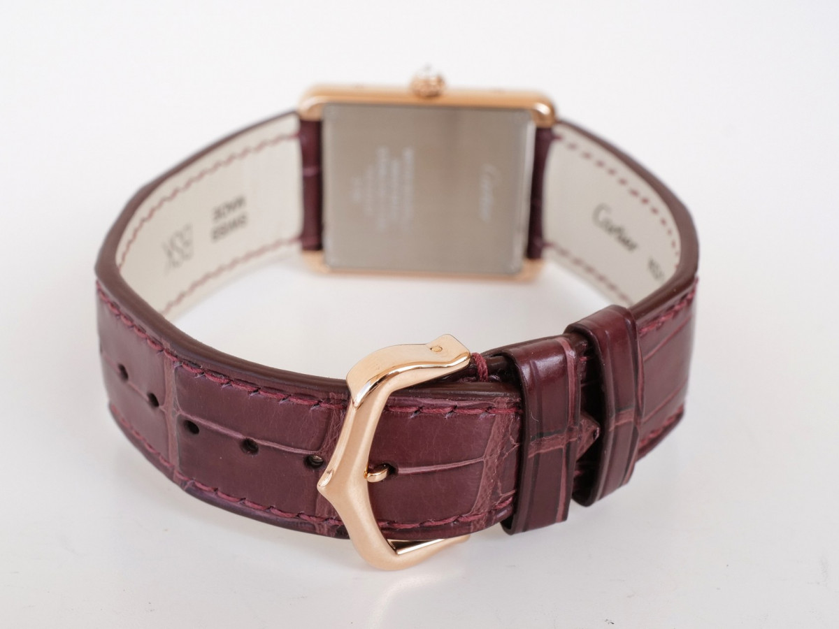 Швейцарские часы Cartier Tank Solo 18K Rose Gold Quartz 