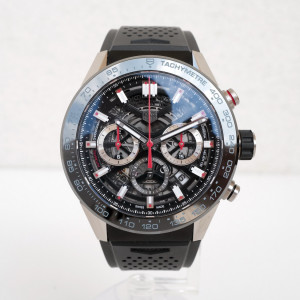 Swiss watch TAG Heuer Carrera Automatic Chronograph Calibre Heuer 02 Ceramic Bezel Skeleton 45mm